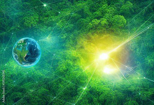 Nature Meets Technology: Digital Transformation for a Sustainable Future