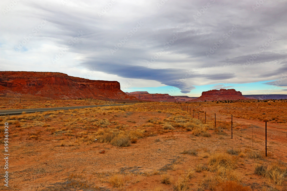 Lenticular Clouds at Monument Valley, Utah