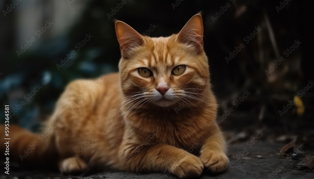 Portrait of a beautiful cat close up. Generative AI Portrait of a beautiful cat close up. Generative AI
