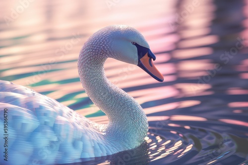 Fototapeta Naklejka Na Ścianę i Meble -  beautiful swan