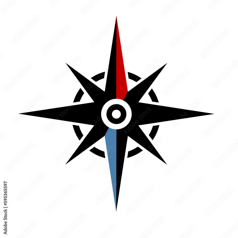 Wind rose, directions of the world, map compass icon Wind rose, directions of the world, map compass icon
