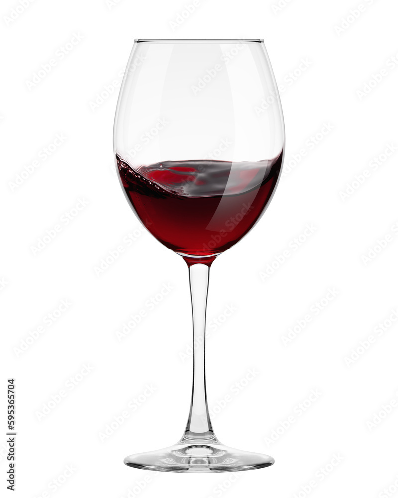 red Wine in glass isolated on white background, full depth of field red Wine in glass isolated on white background, full depth of field
