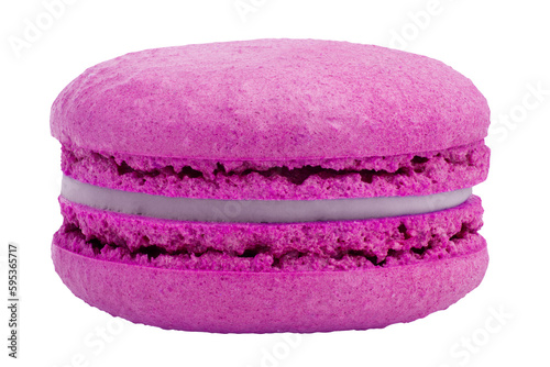 macaroons isolated on white background, full depth of field