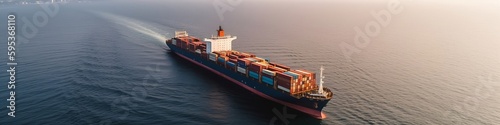 Container Ship Logistics in Open Sea