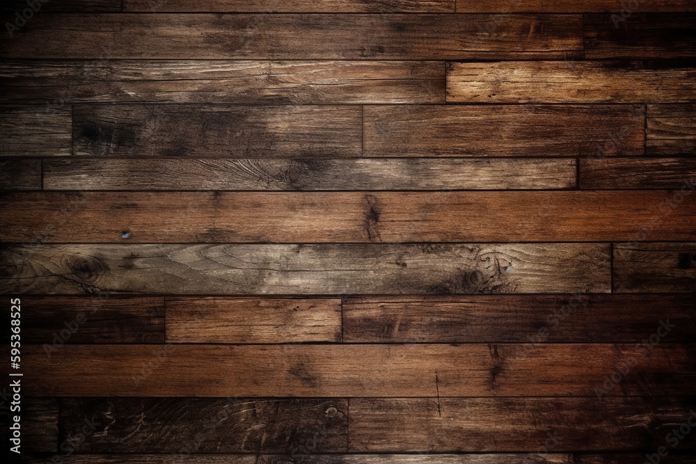 Fototapeta premium Old grunge dark textured wooden background generative ai