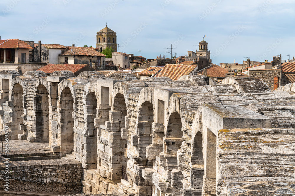Ancient Roman ruins in Arles, France