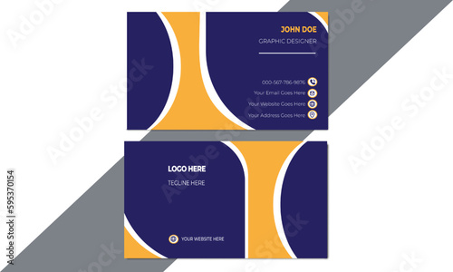  Creative layout corporate identity. professional business card template, visiting card, business card template.
