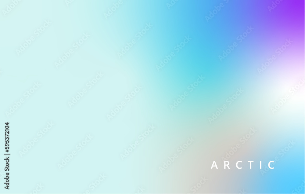 Arctic colors gradient background. Fluid gradient background.