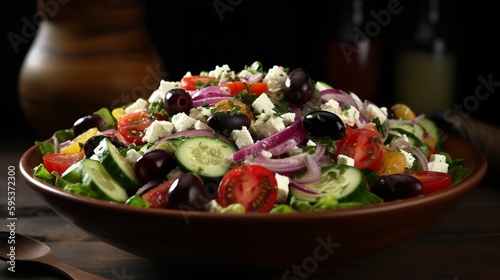 Fresh and Zesty Greek Salad
