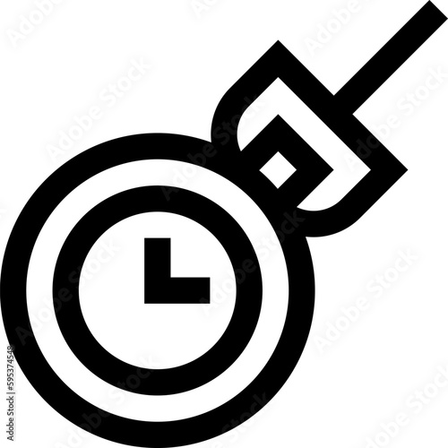 Transparent Regression icon. Regression isolated on transparent background.