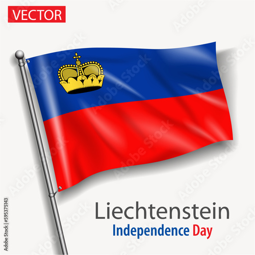 Liechtenstein country flag independence day