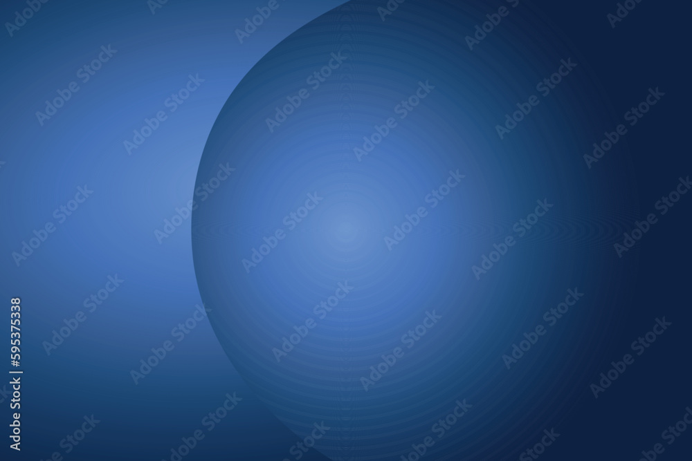 Vector gradient blue ball background