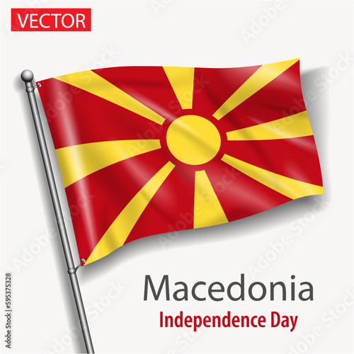 Macedonia country flag independence day