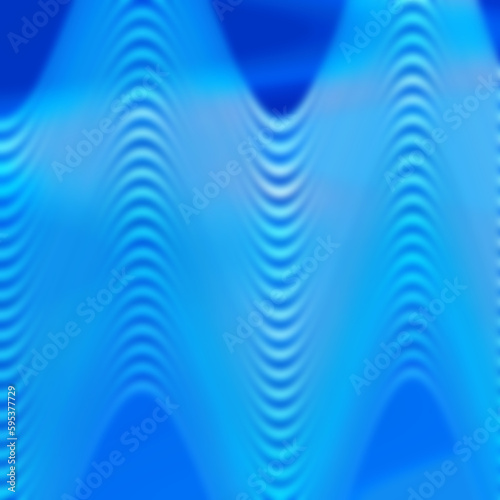 Blurred waves colorful abstract backgrounds. Vector illustration of vibrant color blue pattern with linear gradient texture for minimal dynamic cover design. Blue, sea waves poster template