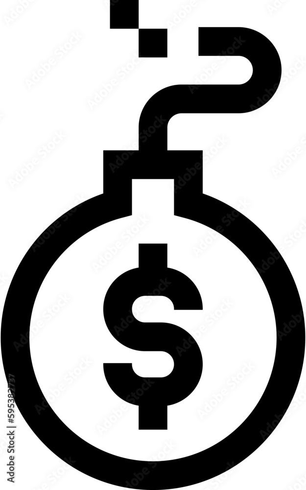 Transparent Bomb icon. Bomb isolated on transparent background. Transparent Bomb icon. Bomb isolated on transparent background.