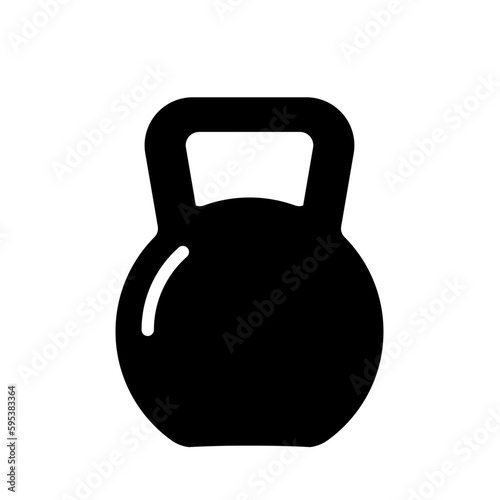 Kettlebell - vector icon