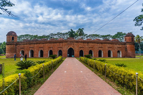 The Sixty Dome Mosque in Bagerhat, Khulna, Bangladesh, Selective Focus