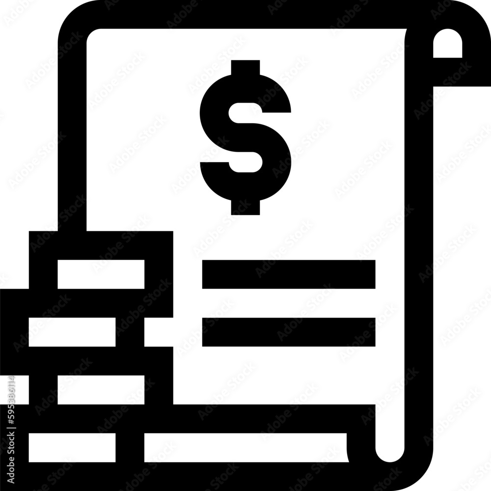 Transparent Budget icon. Budget isolated on transparent background. Transparent Budget icon. Budget isolated on transparent background.