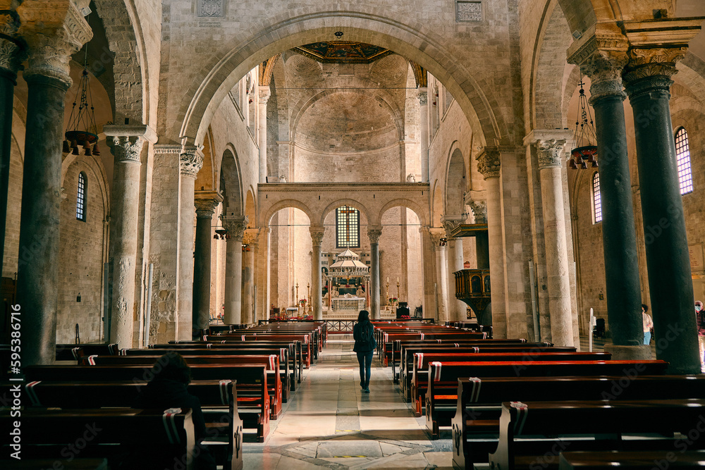 Taking a walk in the old city of Bari