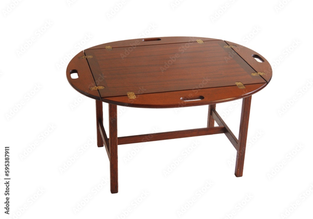English butler table in mahogany. English butler table in mahogany.