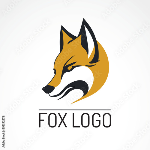 Vector fox branding logo template