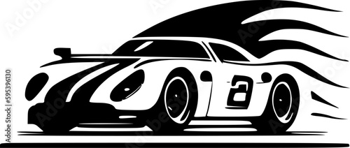 Racing - High Quality Vector Logo - Vector illustration ideal for T-shirt graphic
