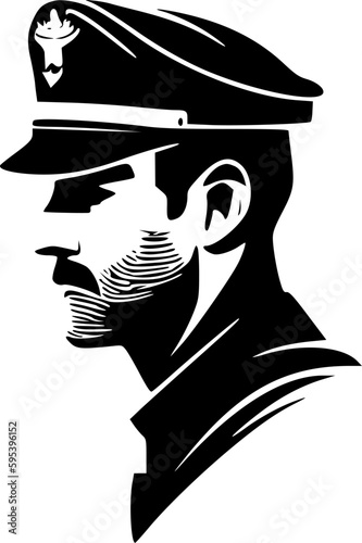 Police - High Quality Vector Logo - Vector illustration ideal for T-shirt graphic