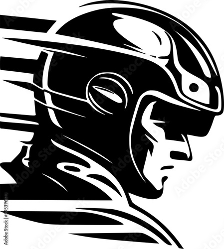 Racing - High Quality Vector Logo - Vector illustration ideal for T-shirt graphic