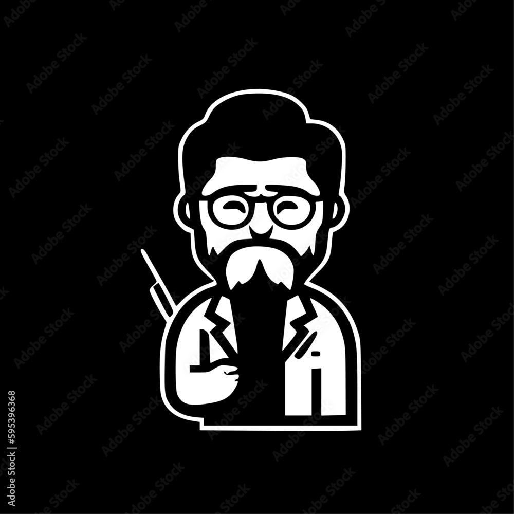 Teacher - High Quality Vector Logo - Vector illustration ideal for T-shirt graphic