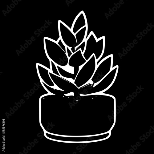 Succulent - High Quality Vector Logo - Vector illustration ideal for T-shirt graphic