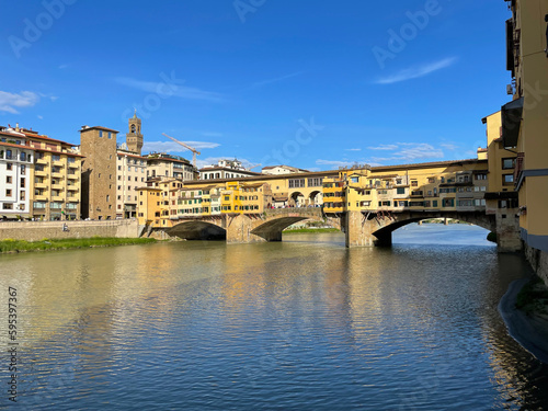 The most famous bridge in the world, the Ponte Vecchio