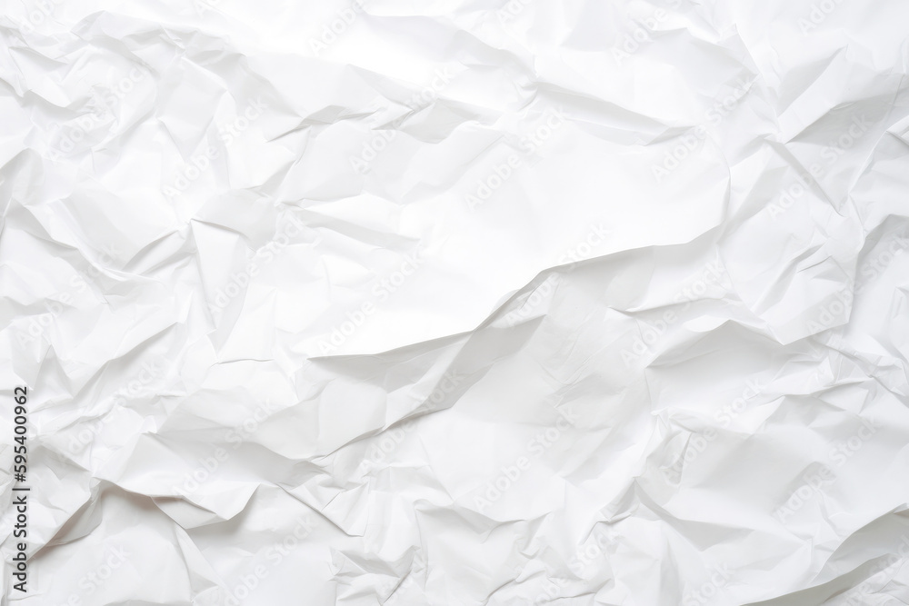 White paper texture background. Generative ai.