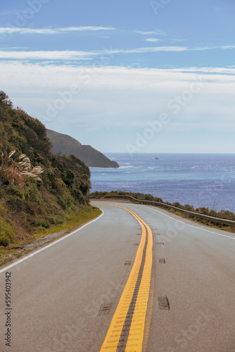 Rocky coast in Big Sur, California