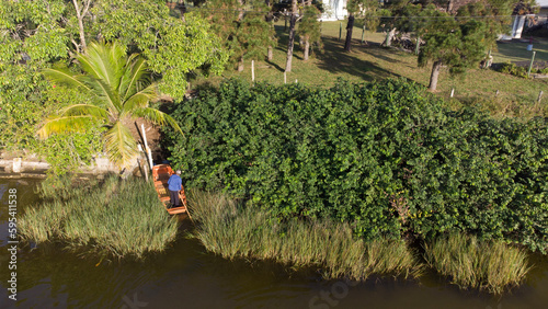 Paisagem Ilha Tropical Lagoa Conceição Florianópolis Floripa Santa Catarina Lago Mar Oceano Atlântico Natureza Verde Céu Sol Verão Veraneio Férias Viagem Viajar Cidade Sul Brasil Mata Atlântica Barcos photo