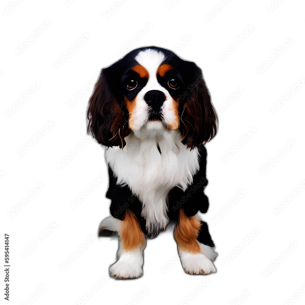An illustration dog(Cavalier King Charles Spaniel) An illustration dog(Cavalier King Charles Spaniel)