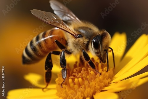 bee on a flower