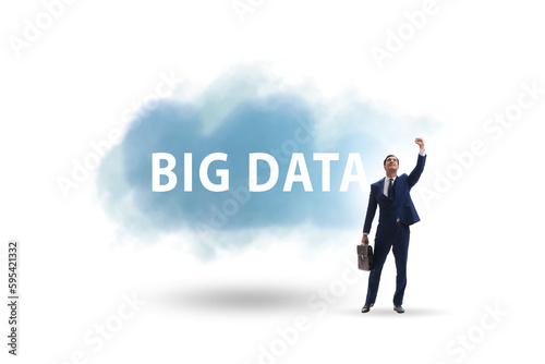 Big data concept with business people © Elnur