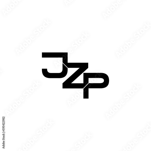 jzp initial letter monogram logo design