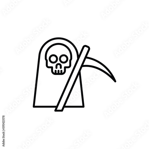 devil icon.  outline icon.