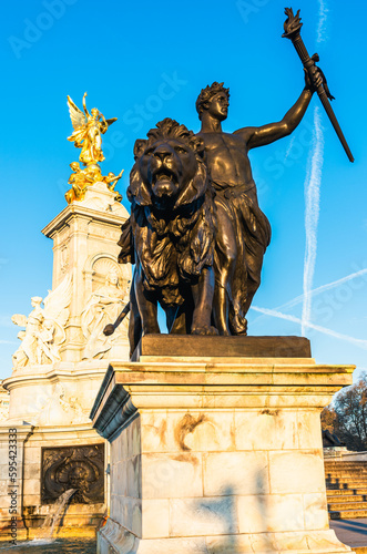 Victoria Memorial, Buckingham Palace, St James's Park, London, England photo