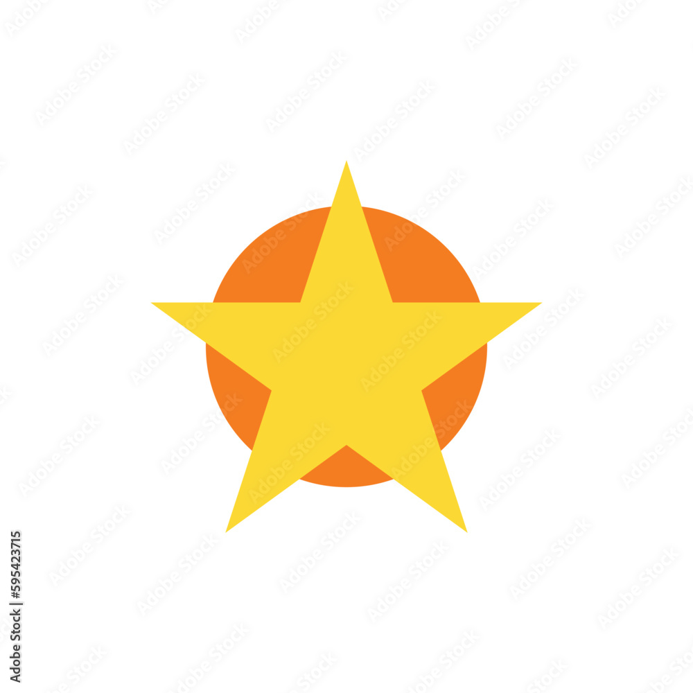 Obraz premium star icon. flat icon.