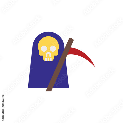 devil icon.  flat icon.