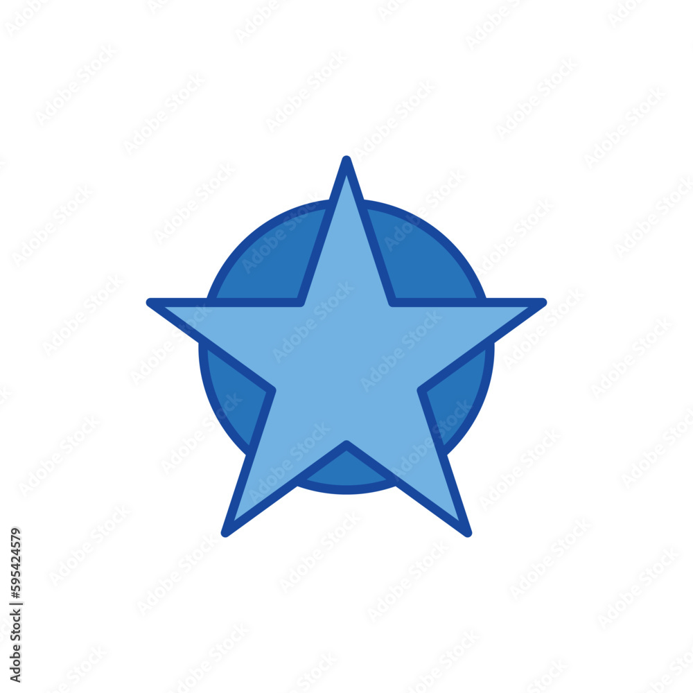 star icon. blue icon. star icon. blue icon.