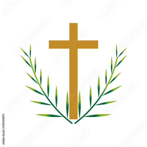 Cross with branches, Vector Designs