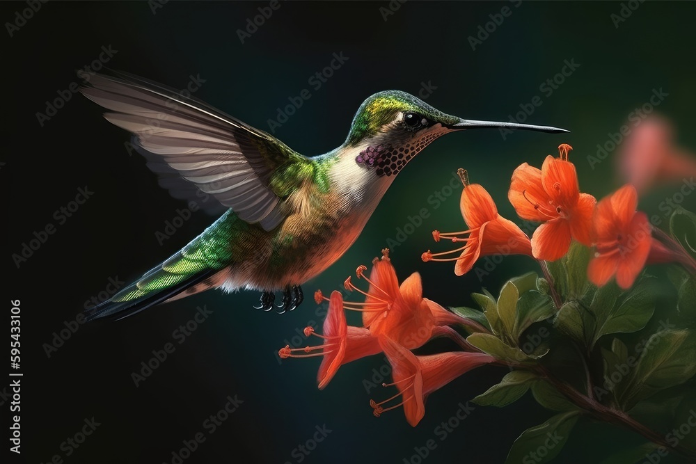 Fototapeta premium hummingbird in flight