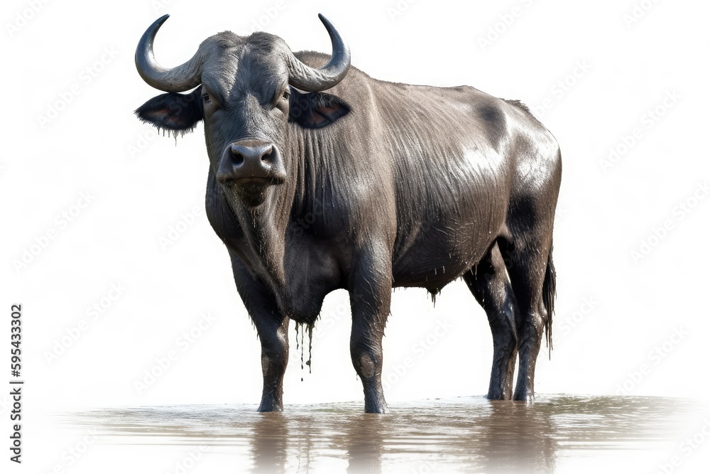 buffalo in the water buffalo in the water