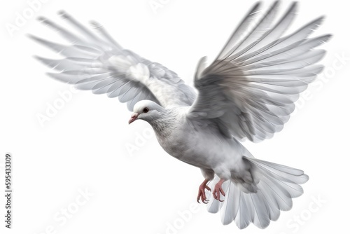 dove isolated on white background