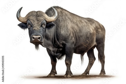 buffalo isolated on white background