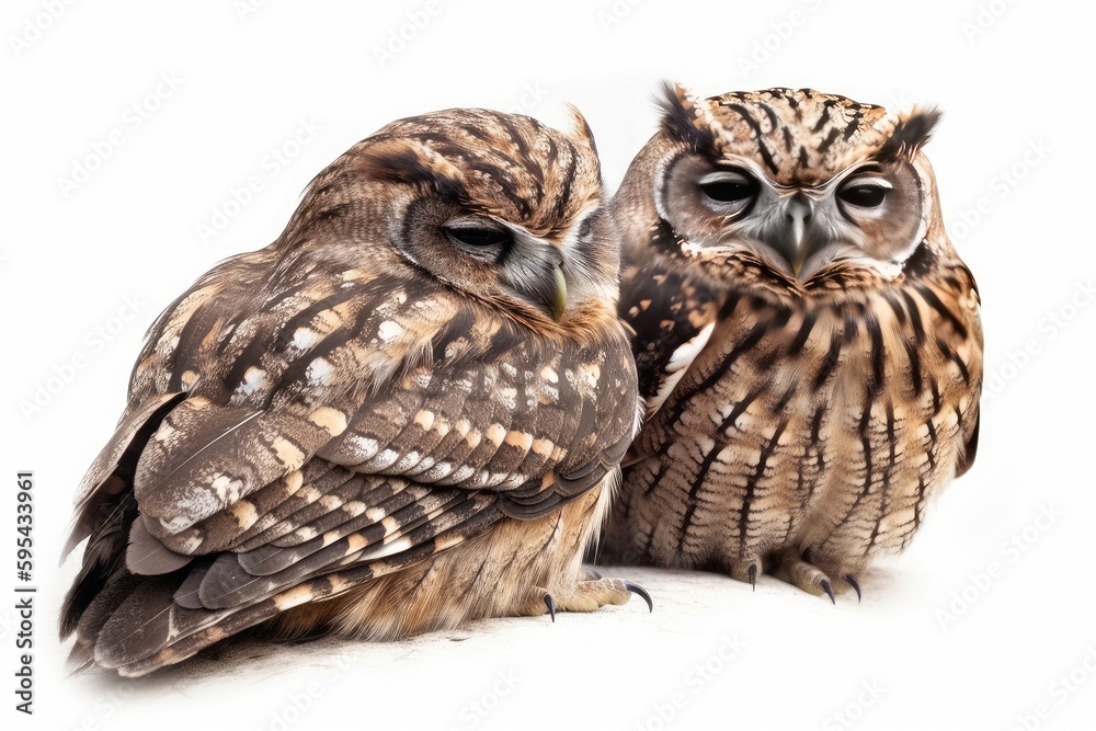 Naklejka premium great horned owl