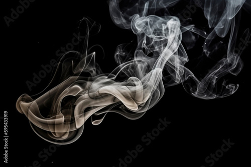 flowing smoke, generative AI